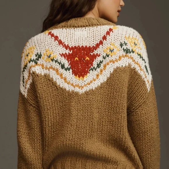 Mother Size Small Henley Jumper Sweater -  Bull in a China Shop - Picture 2 of 5